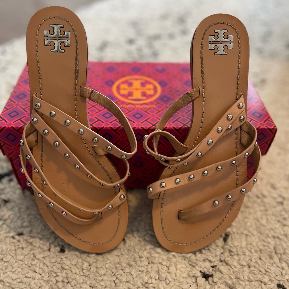 Tory Burch Patos Studded Sandal size 8